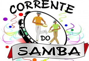Banner de divulgação do Bloco Corrente do Samba. Fonte: Fan page oficial do bloco.